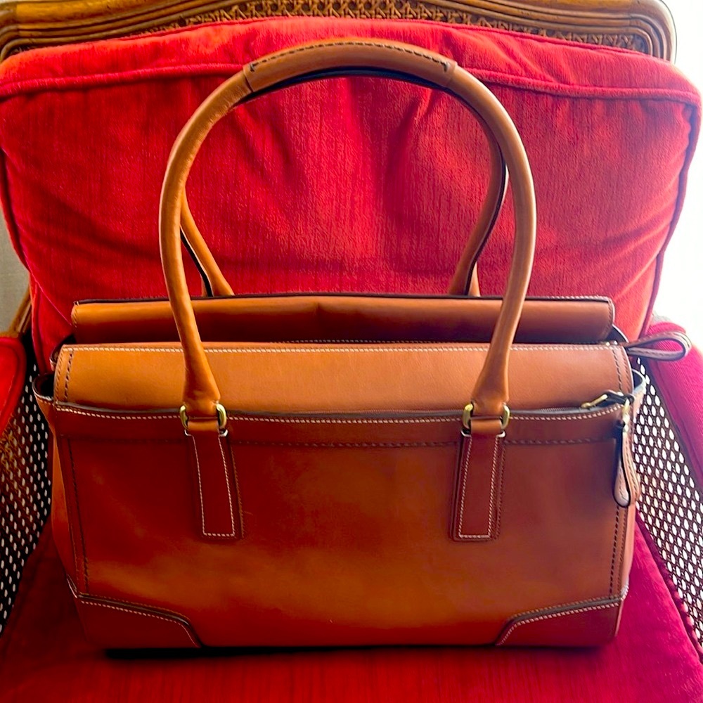 Coach Hampton Tiffany leather carryall Tote - Picture 2 of 12